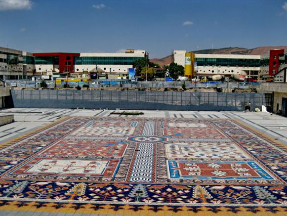 First and Biggest Stone Carpet of the World in Tabriz