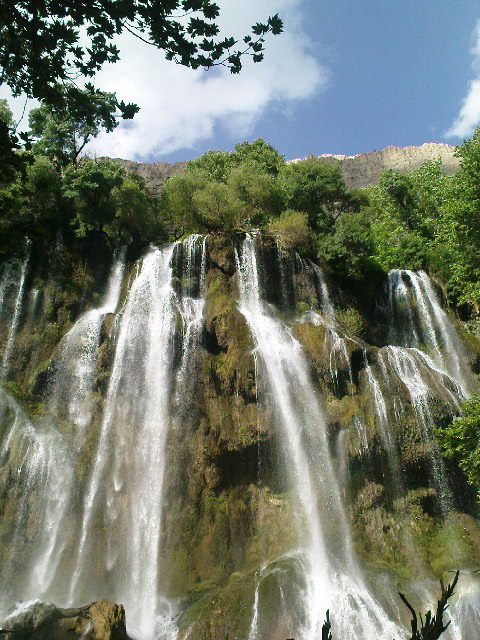 Zarde limeh Waterfall