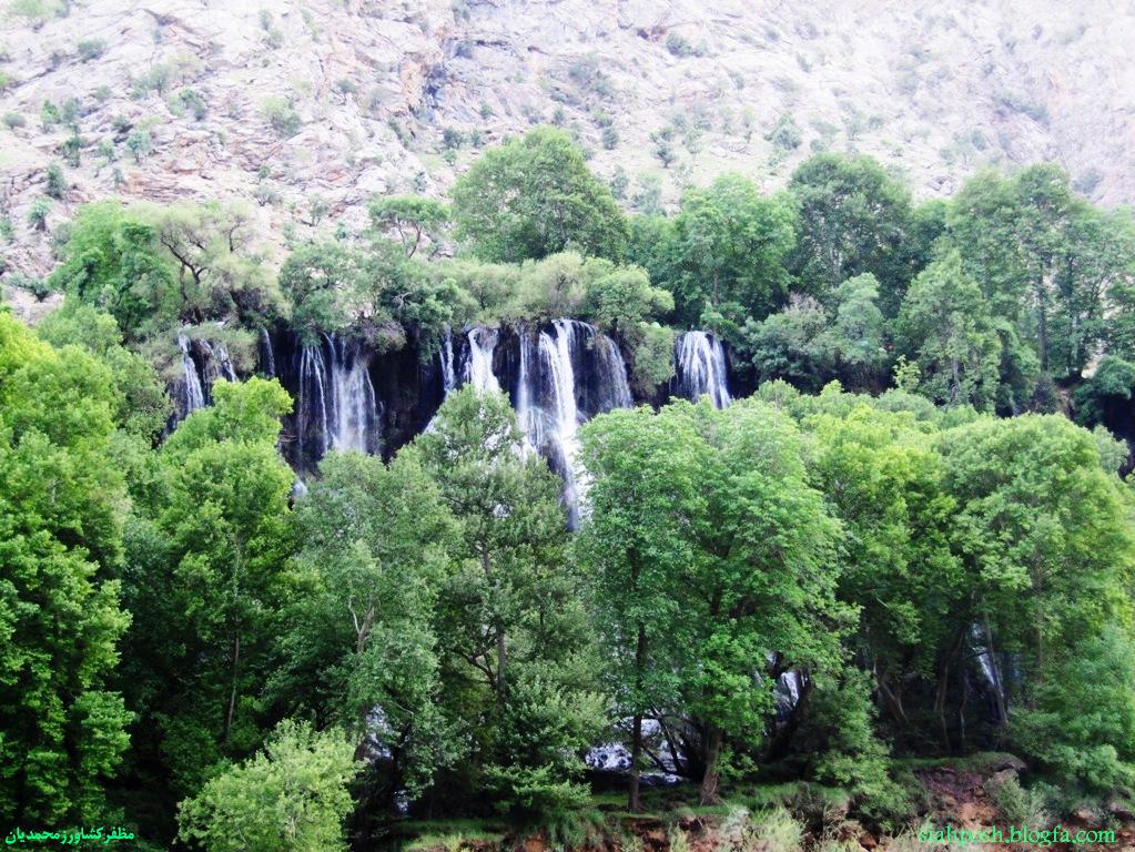 Zarde limeh Waterfall