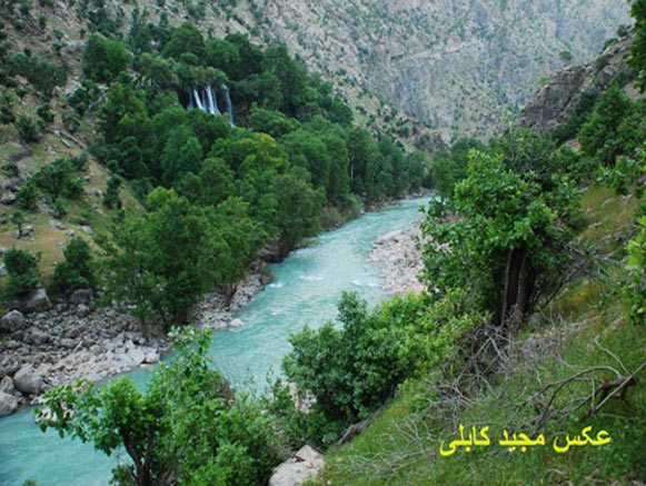 Zarde limeh Waterfall