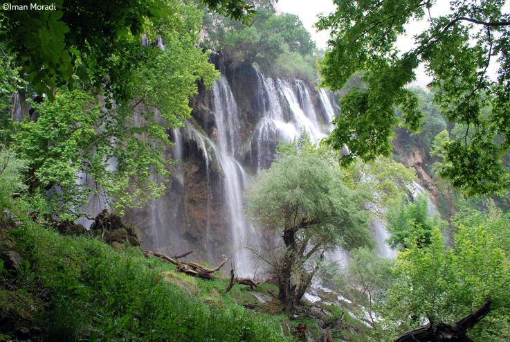 Zarde limeh Waterfall