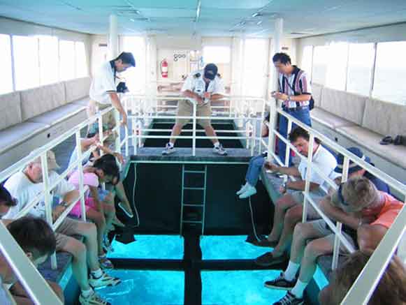 Glass Bottom Boats of Kish