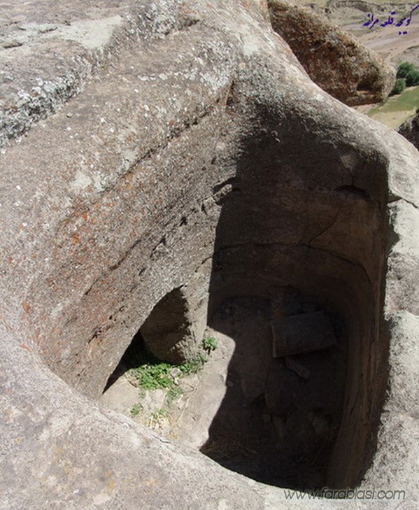 Gowijeh Qaleh, the Rock Castle of Maragheh