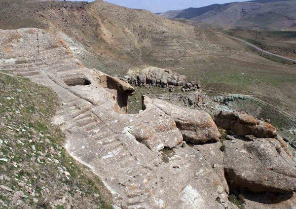 Gowijeh Qaleh, the Rock Castle of Maragheh