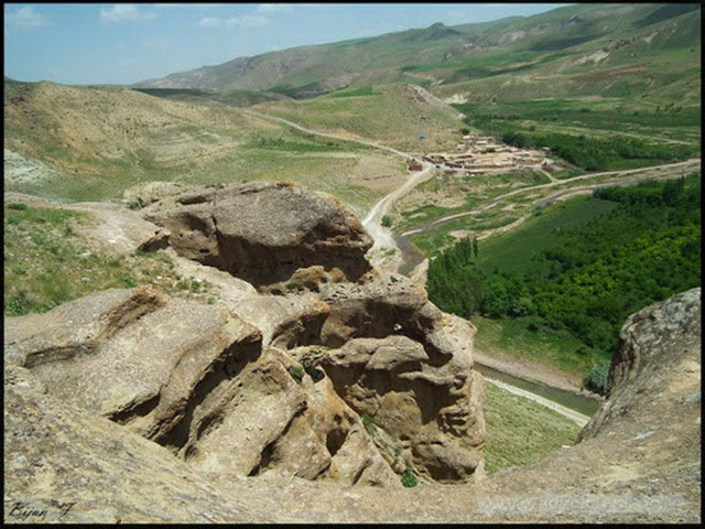 Gowijeh Qaleh, the Rock Castle of Maragheh