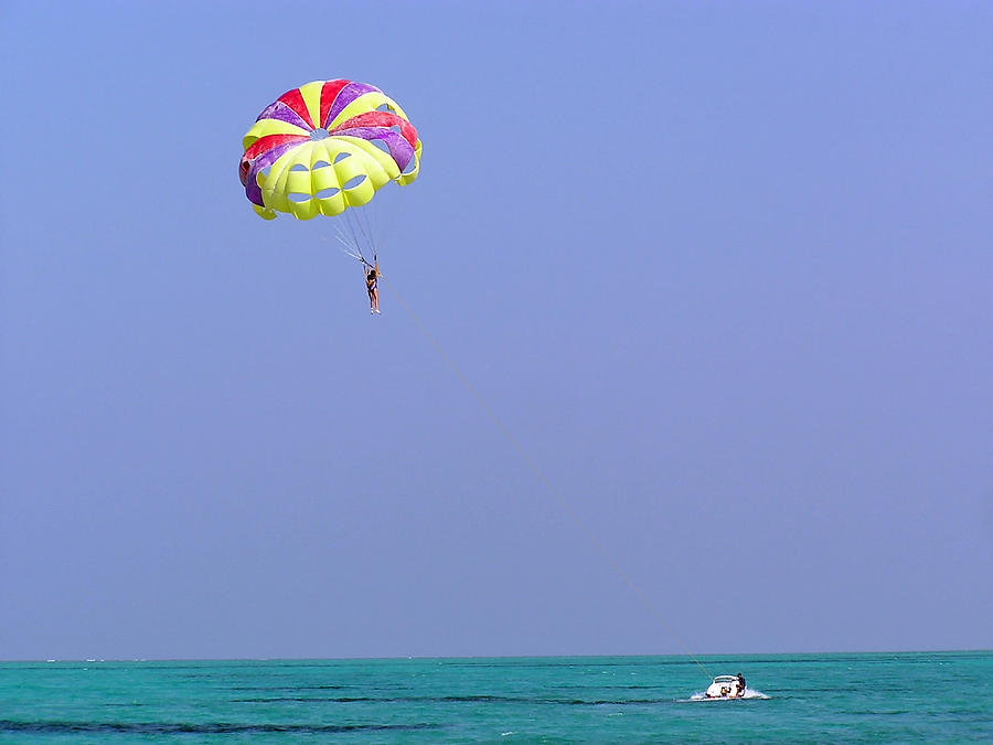 Parasailing in Kish Island