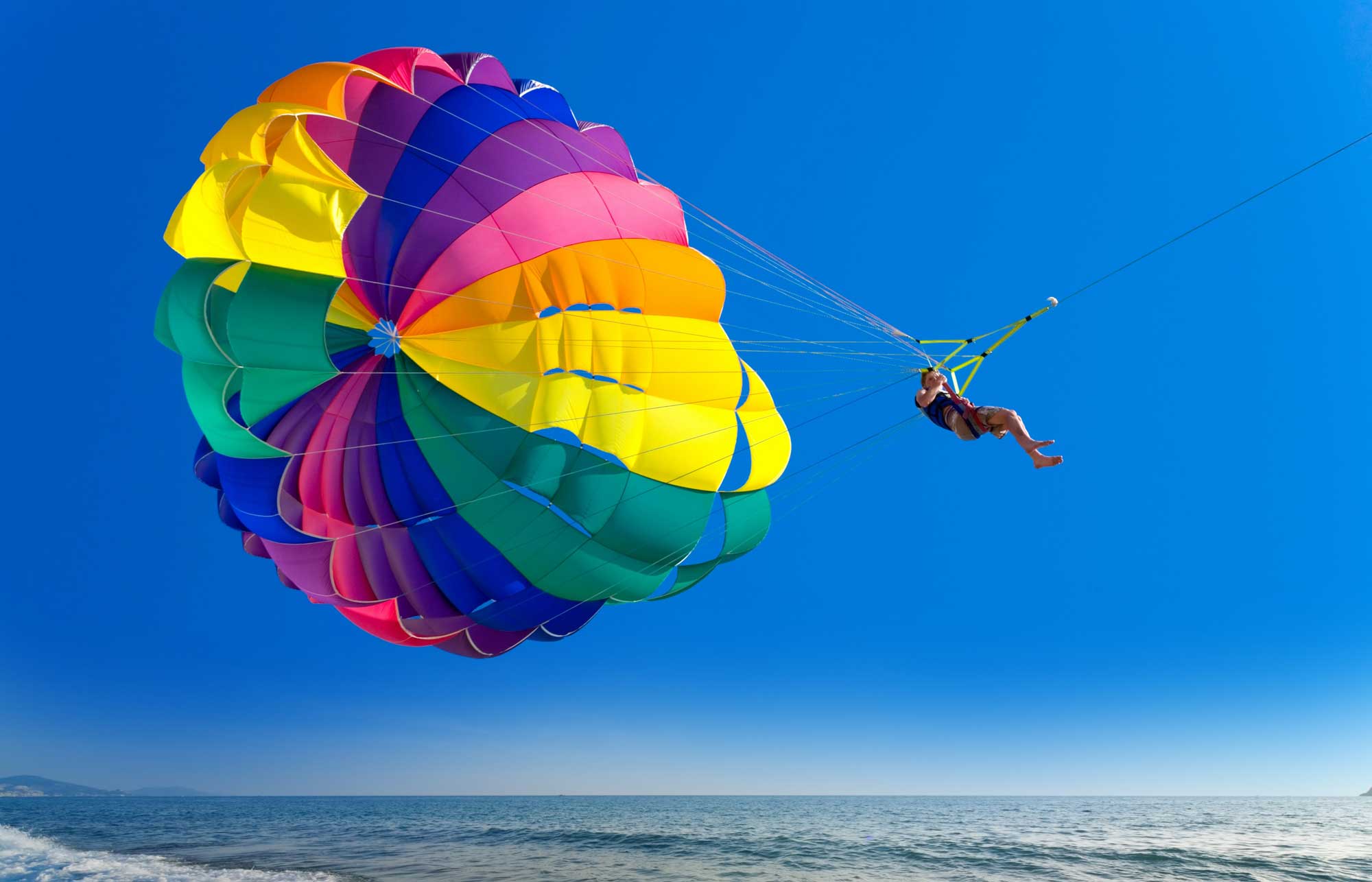 Parasailing in Kish Island