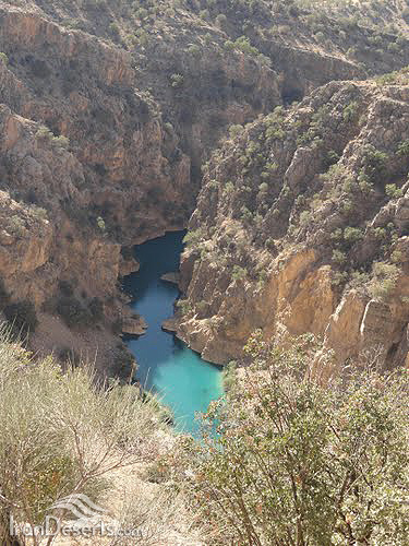 Dom-e Asb Canyon and Waterfall (Horsetail canyon)