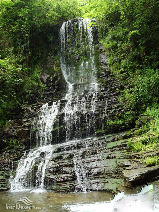 Zomorrod Waterfall of Gilan