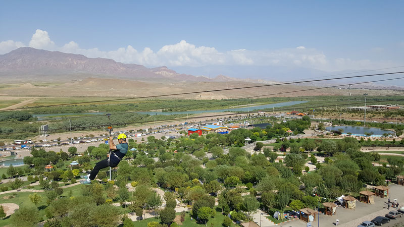 Zip Line of Aras Free Zone in Jolfa