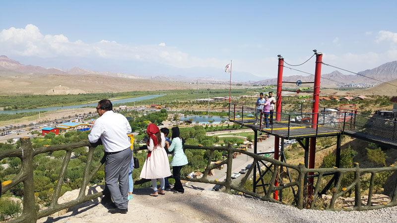 Zip Line of Aras Free Zone in Jolfa