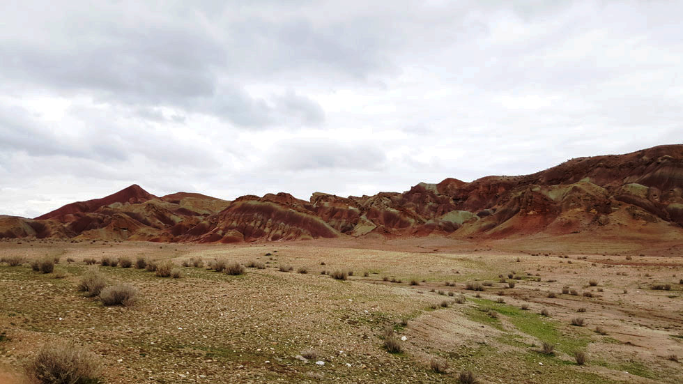 Ala Daghlar along the Tehran Tabriz Highway (Colorful Mountains)