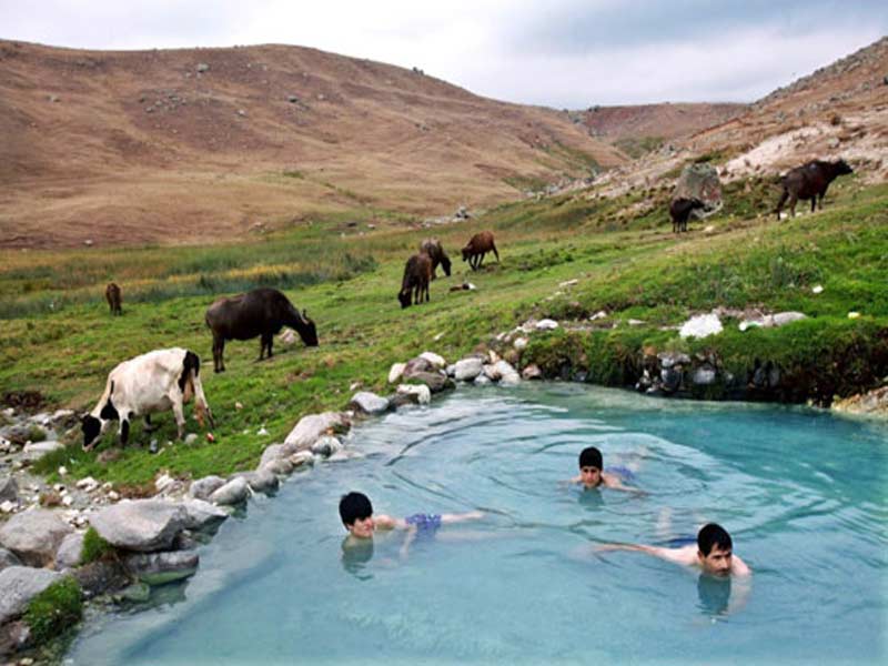 Sardabeh Waterfall and Hot Spring