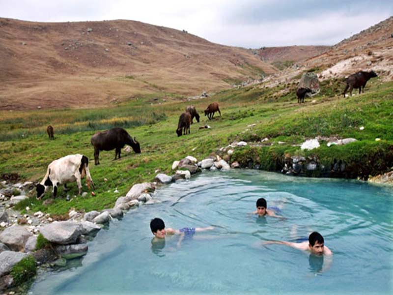 Sardabeh Waterfall and Hot Spring