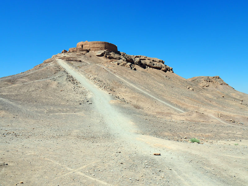 Towers of silence in Yazd