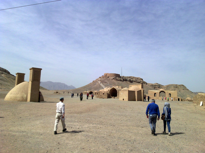 Towers of silence in Yazd