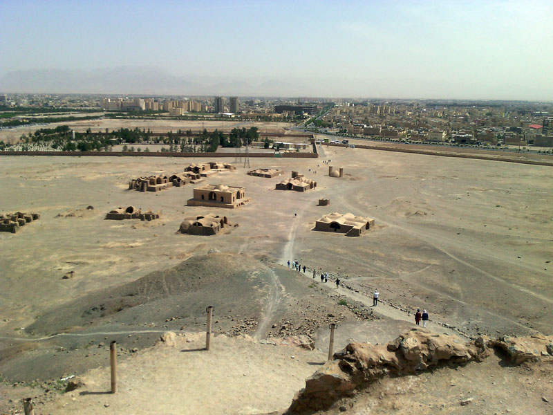 Towers of silence in Yazd