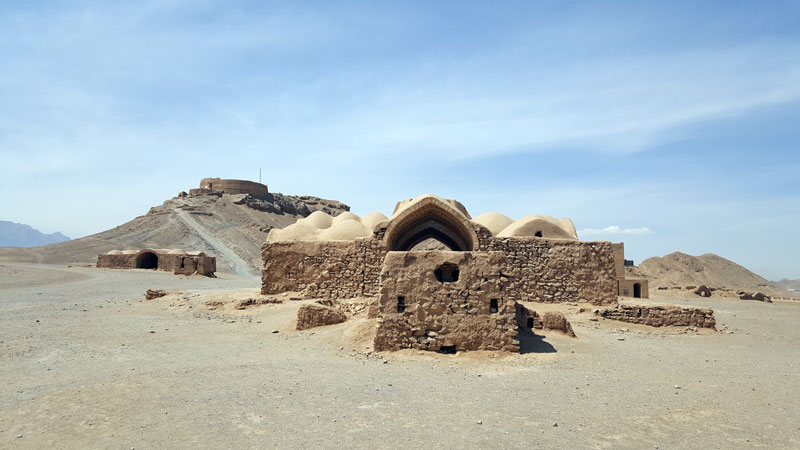 Towers of silence in Yazd