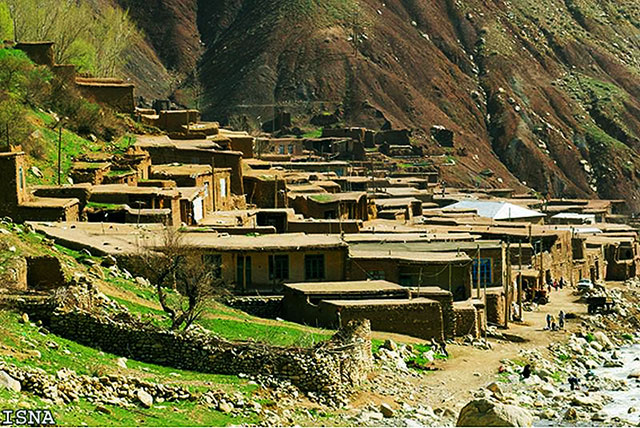 Eyshabad Village and Waterfall