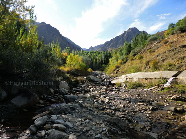 Eyshabad Village and Waterfall