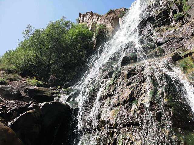 Eyshabad Village and Waterfall