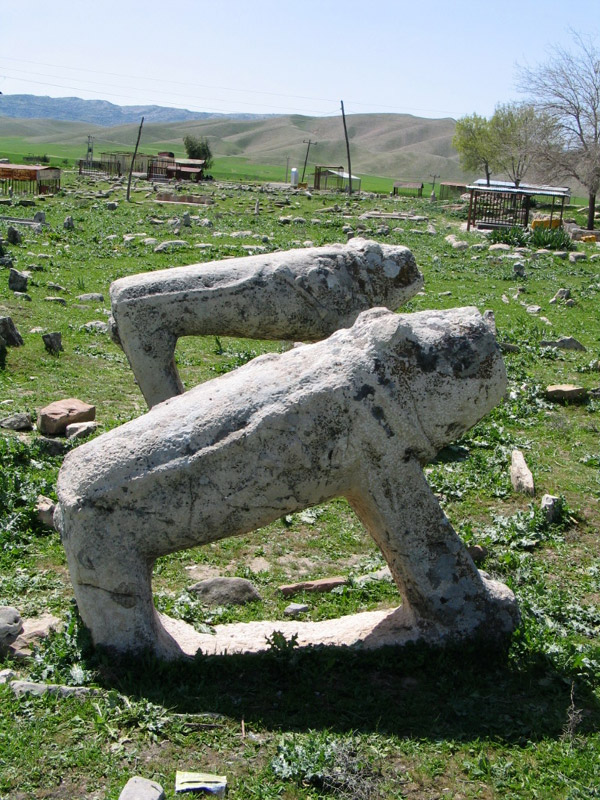 The Stone Lions, the Symbol of Bakhtiari People