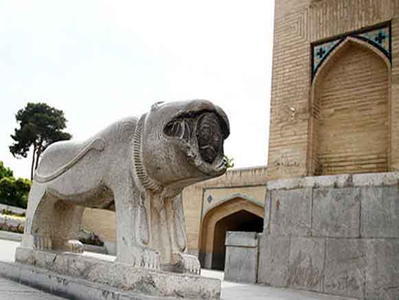 The Stone Lions, the Symbol of Bakhtiari People