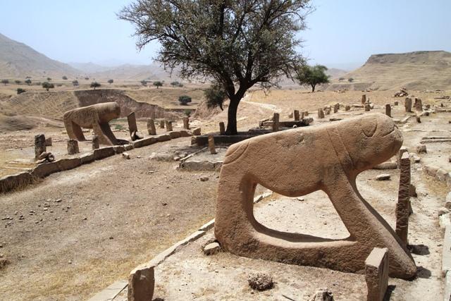 The Stone Lions, the Symbol of Bakhtiari People